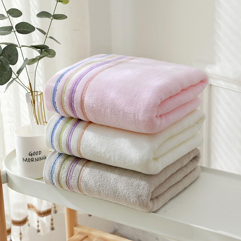 

Полотенца и банные полотенца, набор из трех предметов, мягкие банные полотенца из хлопка, однотонные, для взрослых, бытовые, водопоглощающие, подарочный набор 70*140cm