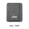 CNC1 Universal Leather Eyeglasses Mount Sunshade Storage Folder Car Interior Decoration Items for Jeep Compass Wrangler Grand Cheroke