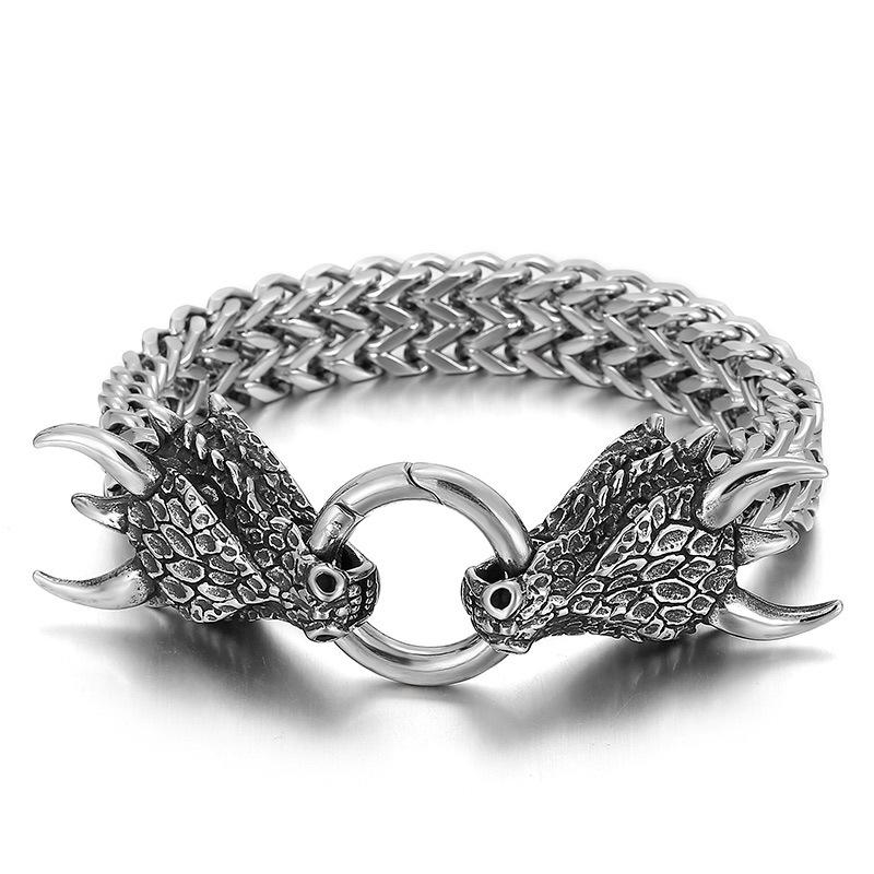 

Lion King Charm Bracelet Men High Quality Stainless Steel Gold Silver Color Animal Wristband Fashion Jewelry Friendship Gifts