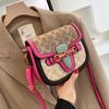 Halbrunde Tasche Damen Neuer Trend Mode Retro Umhängetasche Koreanische Version Damentasche Satteltasche Breiter Schultergurt Schultertasche