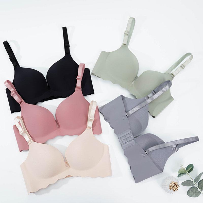 Women Seamless Bra Solid Push Up Lingerie Sexy Wire Free Bralette Female Intimates Comfort French Fashion Underwear