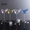 Crystal Stemware for Parties Bird Shape Cocktail Glass Lead-Free Borosilicate Glass Martini Goblet Cup Decorative Drinking Glasses Elegant Creative