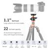 K&F CONCEPT BH-28L Ballhead Tripod Mount Adapter 28mm Large Ball Head Adapter with Quick Release