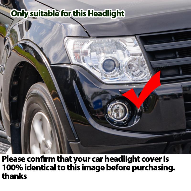 Transparent Housing Front Headlights Lens Shell Cover Lampcover For Mitsubishi Pajero V87 V93 V97 V80 NS NT NW NX Exceed 2007-20