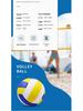 PVC Soft Volleyball - Size 5, Machine-Sewn for School Competition and Training