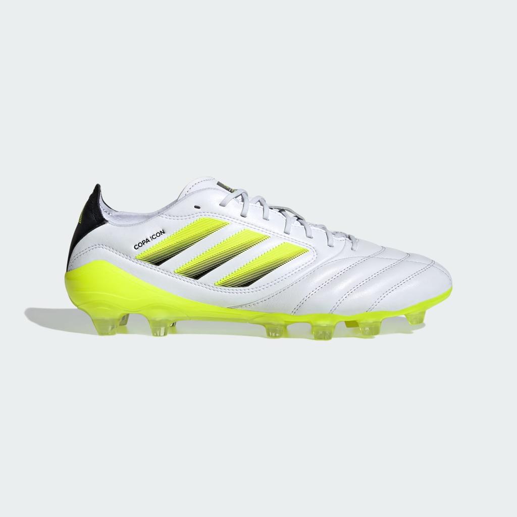 adidas COPA ICON II ELITE Hard Ground Football Boots KI0619 Unisex Performance Sports Shoes Cloud White / Lucid Lemon / Core Black