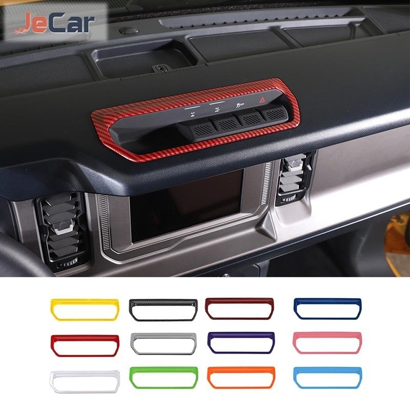 

JeCar ABS Car Interior Moulding Differential Control Panel Decoration Covers Stickers for Ford Bronco 2022 up
