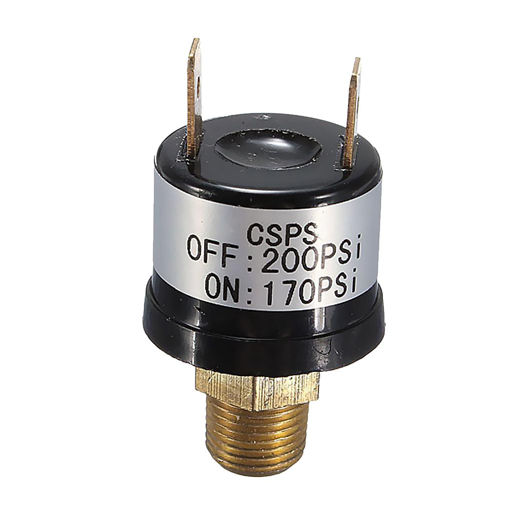 90-200PSI Kompresorový vzduchový regulační spínač s konektorem 1/4" NPT 170-200PSI 125-200PS pro vysokotlaké vzduchové systémy