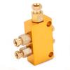 6Mm Inlet Oil Distributor Brass Material Divider Valve Piston Distributor  Industrial Machinery