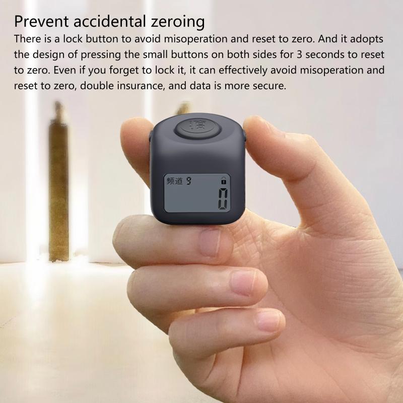 Portable Mini Rechargeable Digital Finger Ring Electronic Hand Tally Counter Silent Prayer Counter Clicker 9 Dropshipping