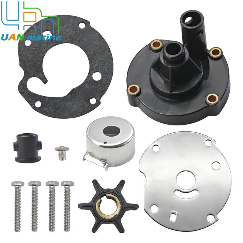 763758 391391 Water Pump Impeller Repair Kit For Johnson Evinrude OMC 5.5 6 7 7.5HP Outboard 778166 382797