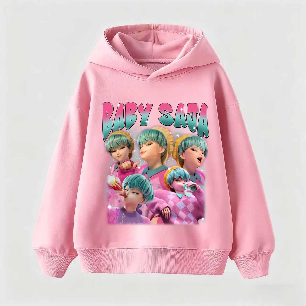 

Толстовки K-Pop Demon Hunters для детей, осенне-зимние, новые, хлопковые, модные, с капюшоном, с принтом из фильма, для взрослых, детей, будущих мам, топ 150