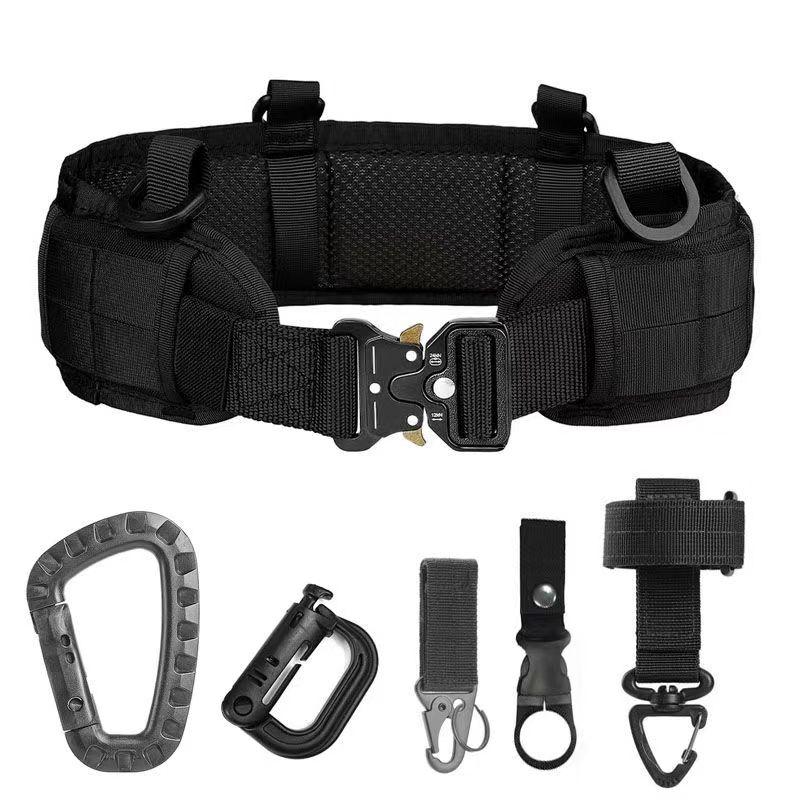 Tactical Outdoor Multifunction Waistband with Molle Accessories for CS Competitions