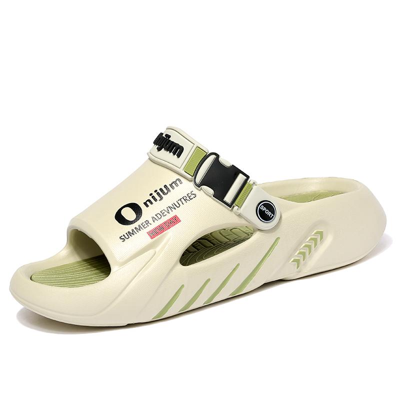 New Men's Slippers Outdoor Sandals Beach Comfortable Soft Slides Indoor Slippers Casual Shoes Men Outdoor Sandals Big Size 46 47
