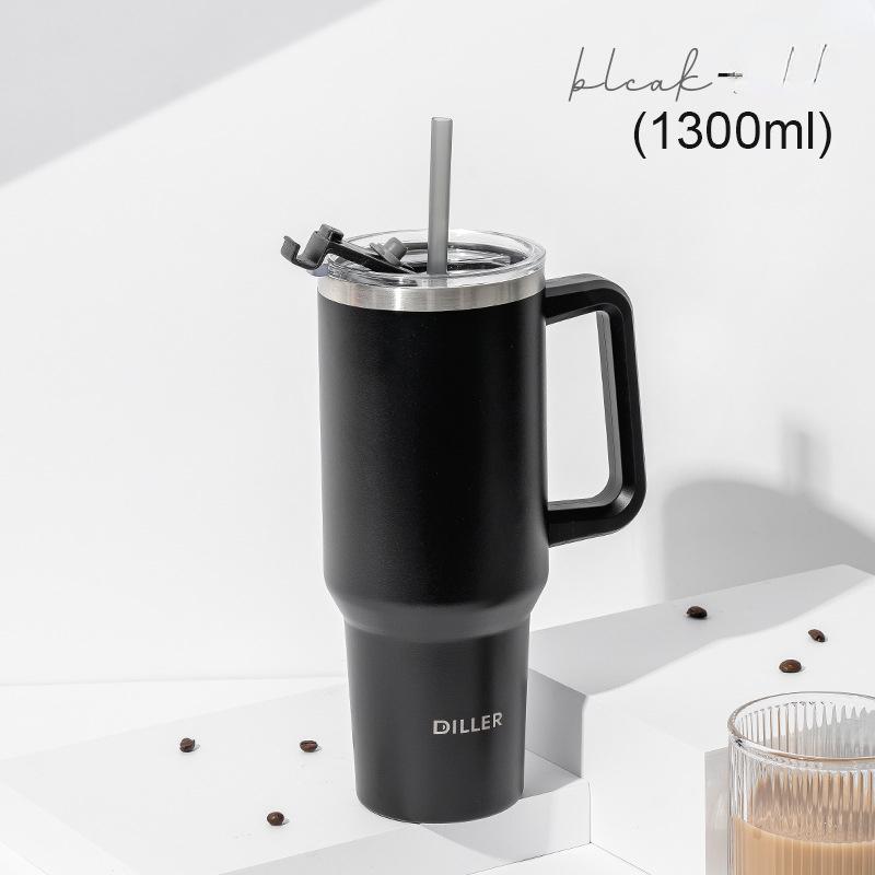 

Термос-чашка из нержавеющей стали с трубочкой 1200-1300ML
