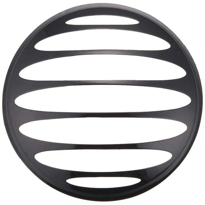 Kijima Headlight Grill for 5-3/4 Inch Headlights, Black, HD-01563