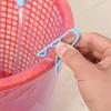 10pcs Kitchen Innovative Trash Can Plastic Retaining Clamp Non Slip Home Trash Bag Holder Snack Bag Sealing Clip Convenient