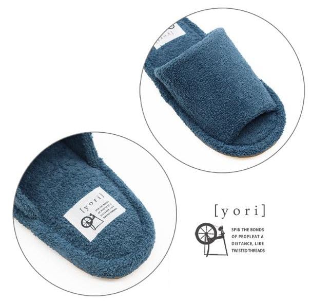 Aspersio Washable Pile Fabric Slippers with Front Openings for Coolness and Soft and these comfortable slippers are perfect for and perfect for and