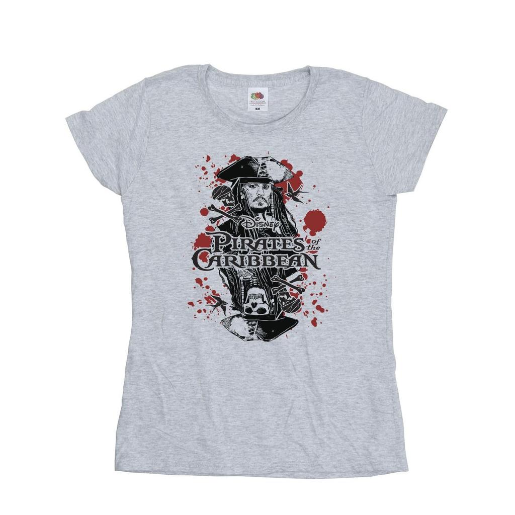 Pirates of the Caribbean Womens/Ladies Jack Sparrow T-Shirt