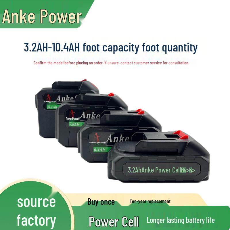 Makita 21V Lithium Battery Pack for Power Tools: Wrench, Car Wash Gun, Electric Shears, and Garden Tools.