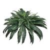 Artificial Boston Fern Large Plastic Fern 88 Branches Indoor Outdoor Decor