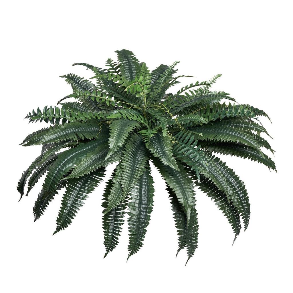 Artificial Boston Fern Large Plastic Fern 88 Branches Indoor Outdoor Decor