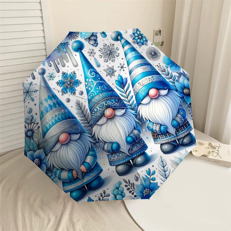 

1PC dwarfs Umbrella-8-Rib Reinforced Portable Folding Travel Suitable for All Seasons Outdoor Daily Use-H0403
