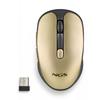 NGS EVO RUST GOLD - Souris Sans Fil Rechargeable 2,4 GHz,Touches Silencieuses,3 Niveaux De Résolution,Conçue Pour Les Droitiers,D'or