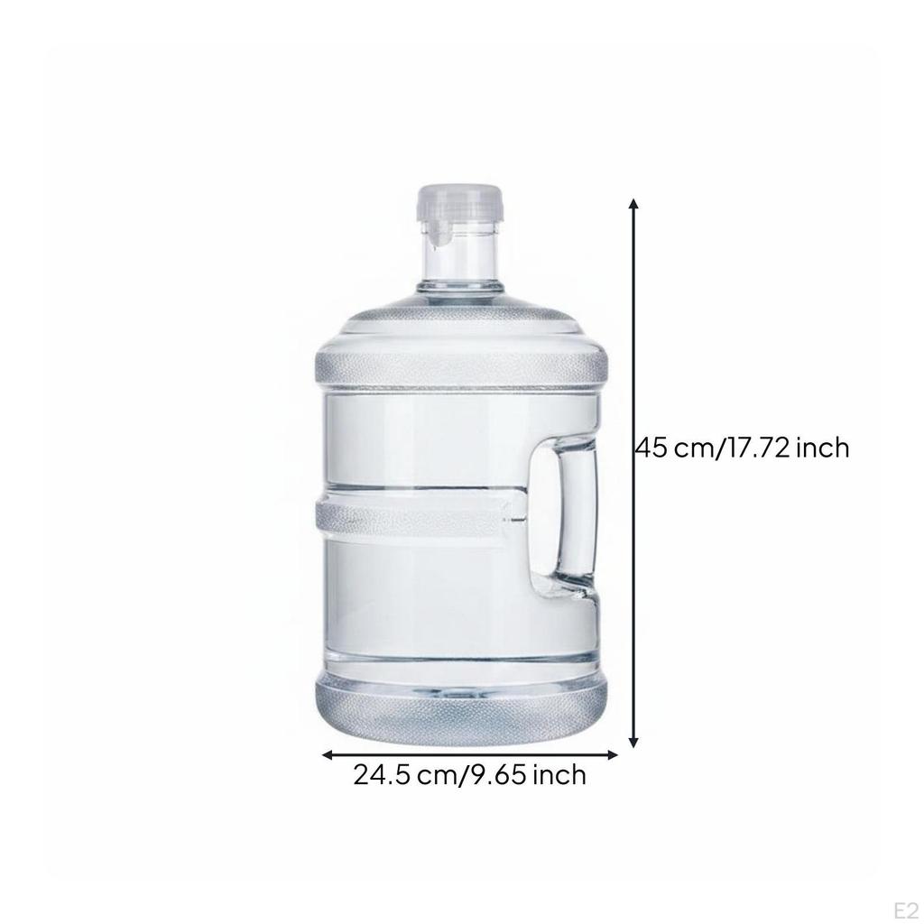 Water Dispenser Bottle Food Grade Jug with Handle Thickened Large Refill Transparent