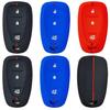 Rubber Car Key Fob Cover Silicone Protector Case for Chevrolet 2015 Cruze Epica Captiva Ecruits SAIL Aveo 3button Key Accessory