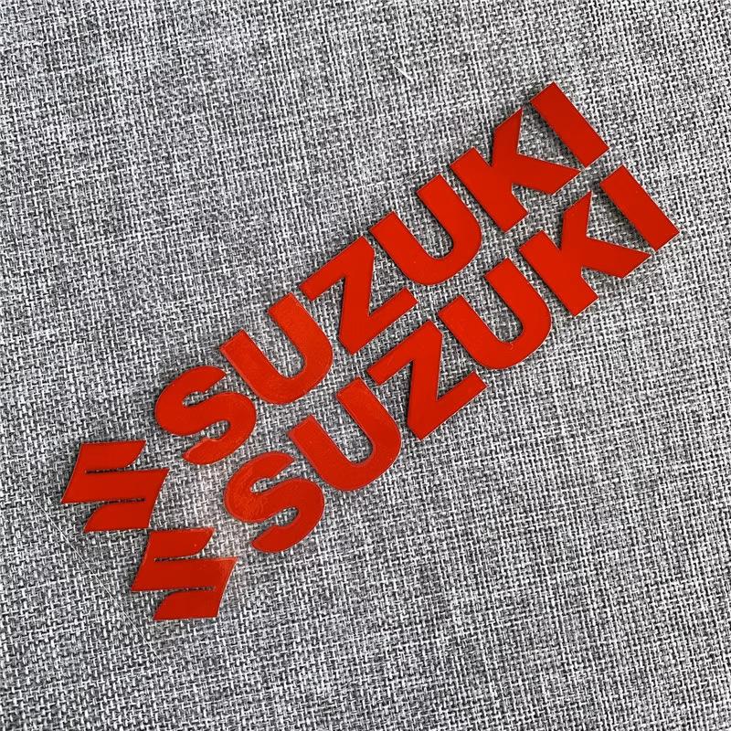 2pcs PVC for SUZUKI Swift SX4 S Cross Jimny Samurai Alto Ignis Grand Vitara Motorcycle Sticker Body Decal Reflective Decoration