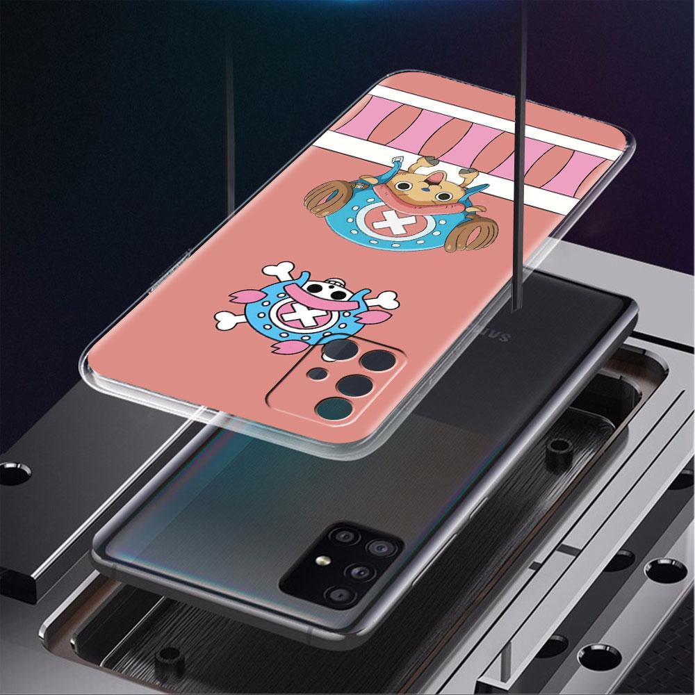 Průhledný kryt pro Samsung Galaxy A52 A12 A51 A32 A21s A71 A32 A22 50 A70 A31 A72 5G Kryt na telefon Vtipný One- Piece