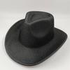 Silberfarbener Glitzer Cowboyhut Western cowboy Männer und Frauen Retro Party Bühnenparty Cowboyhut Outdoor Ritterhut Großhandel