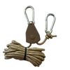 Reflective Outdoor Tarp Rope Pulley Tensioner for Camping Tent