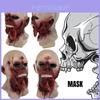 Enge Halloween Piratenmasker Tong-uitstekend Schedel Gezichtsmasker