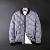 Men's 90 down jacket pressed glue men's stand-up collar winter jacket plus size baseball jacket