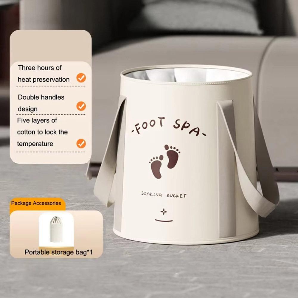 

Collapsible Foot Bath Basin Thickened Foot Soak Bucket Foot Bath Bucket Bathroom Accessories Style 1