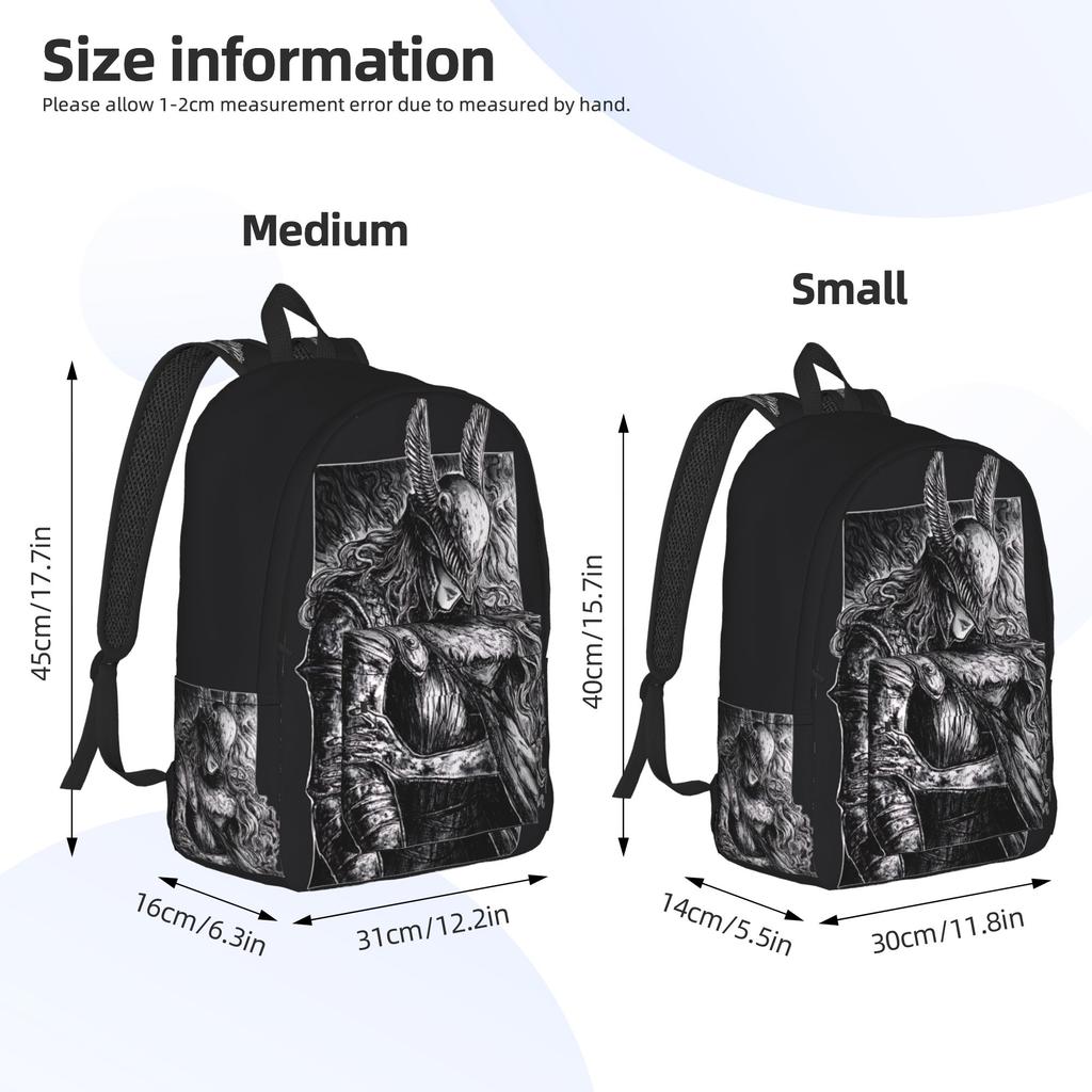 Fashion Elden Ring Malenia Backpack  Mochilas Super Quality Hiking Large Capacity Rucksack
