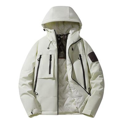 Cotton Coat Men's New Winter Upgraded Graphene Warm and Cold-proof Thickened Hooded Sports Jacket for Men