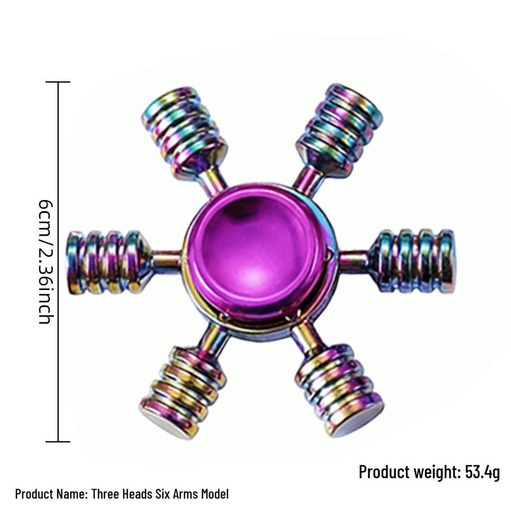 Alloy Fidget Spinner Stress Relief Toy - Handheld Finger Gyroscope Spinner