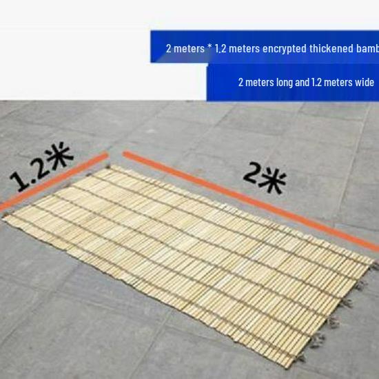 Foldable Night Market Shelf with Thick Bamboo Mat