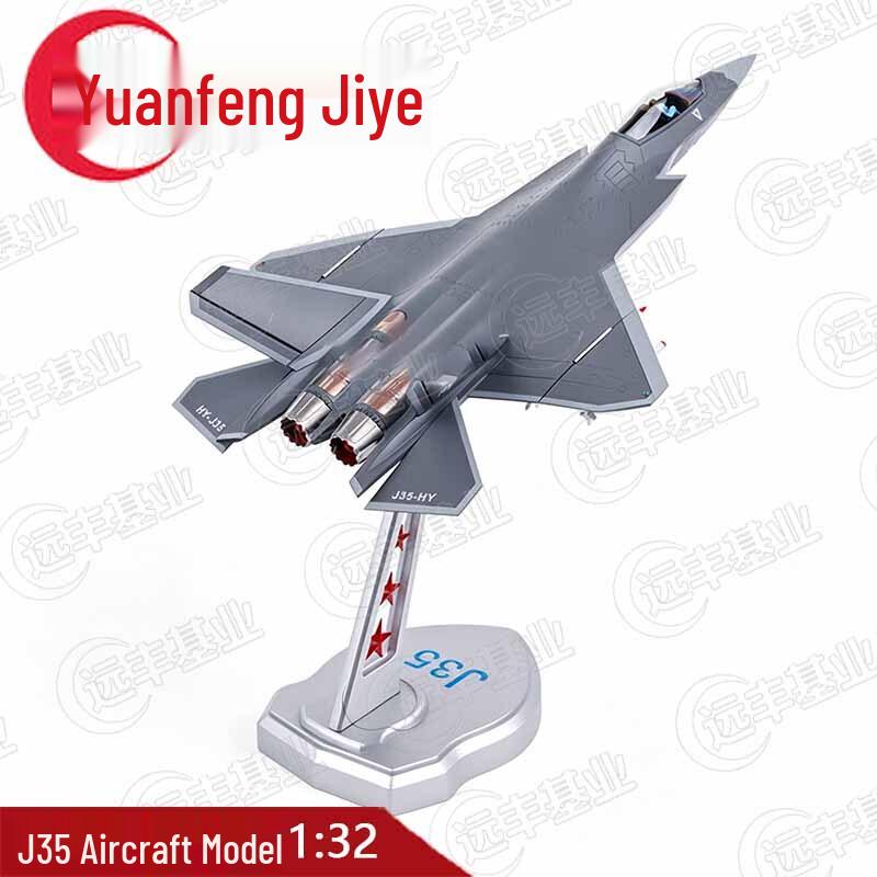 Alloy J-35 Fighter Jet Model