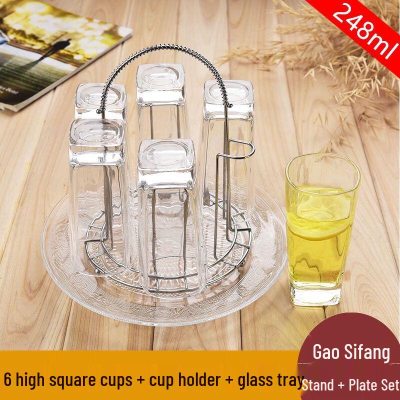 Heat-Resistant Glass Drinking Glasses Set