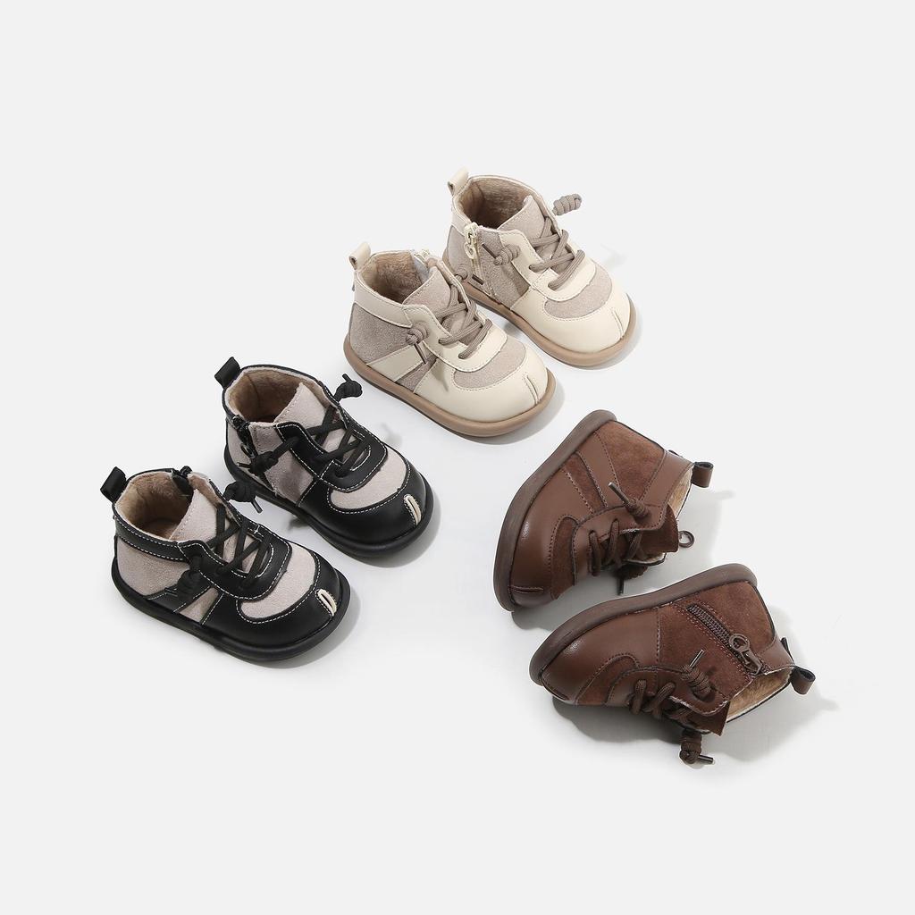 Autumn/Winter Unisex Baby Cotton Soft Sole Non-slip Shoes - Versatile Fashion for Infants & Toddlers