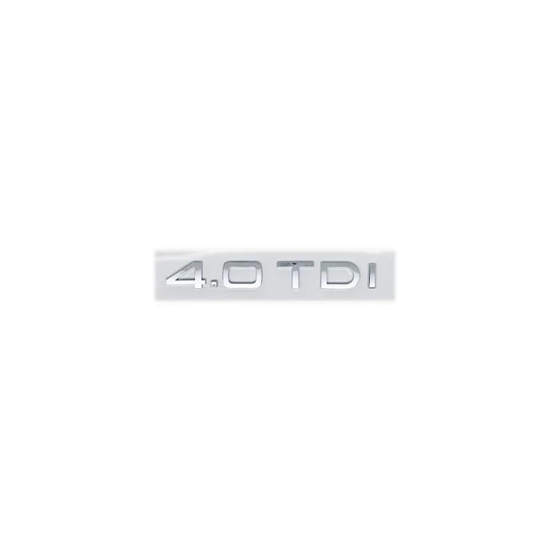 3D ABS Letters 2.0TDI 2.5TDI 3.0TDI 35TDI 40TDI 45TDI 50TDI Emblem for Audi A1 A3 A4 A5 A6 A7 A8 Q2 Q3 Q5 Q7 Car Trunk Sticker