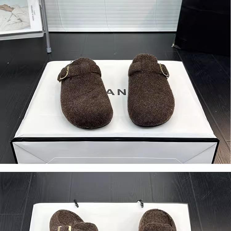 Fashion Women Flats Platform Slippers Fashion Mules Shoes Trend New Winter 2025 Slingback Shoes Casaul Flip Flops Woman Slides Zapatos