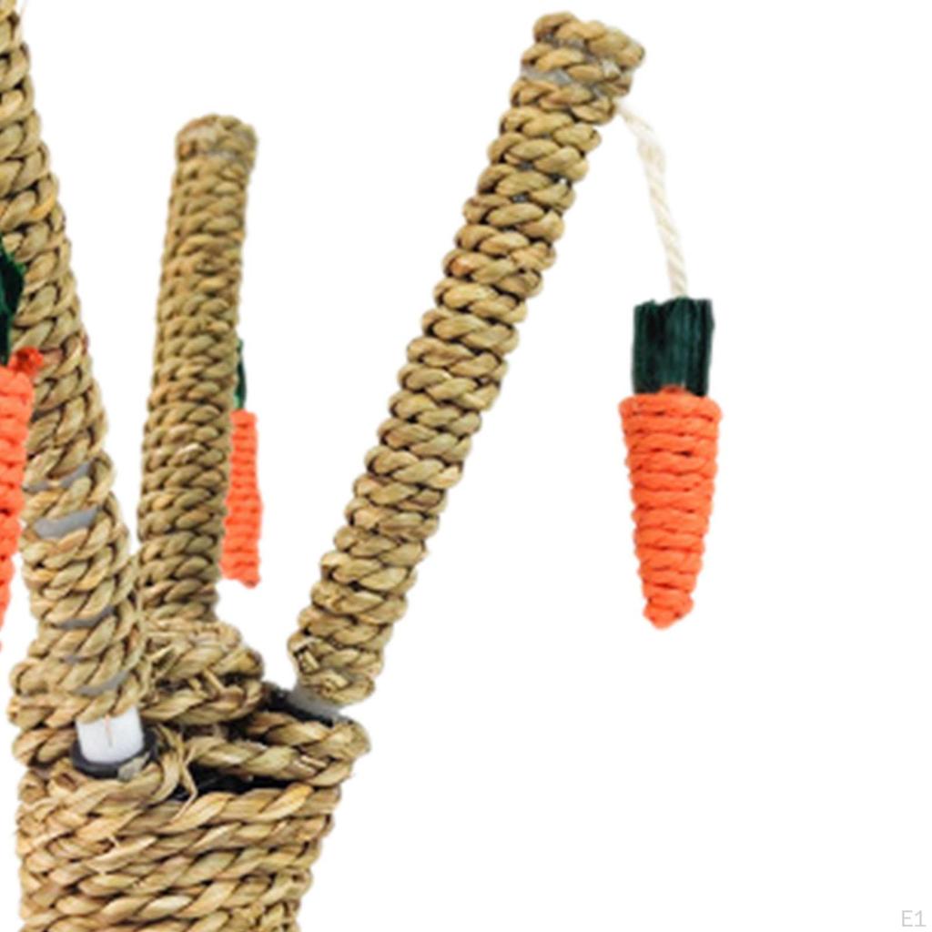 Bunny Chew Toy Cage Accessories Fun Protect Furniture Rabbit Molar Small Pet Climbing Tree for