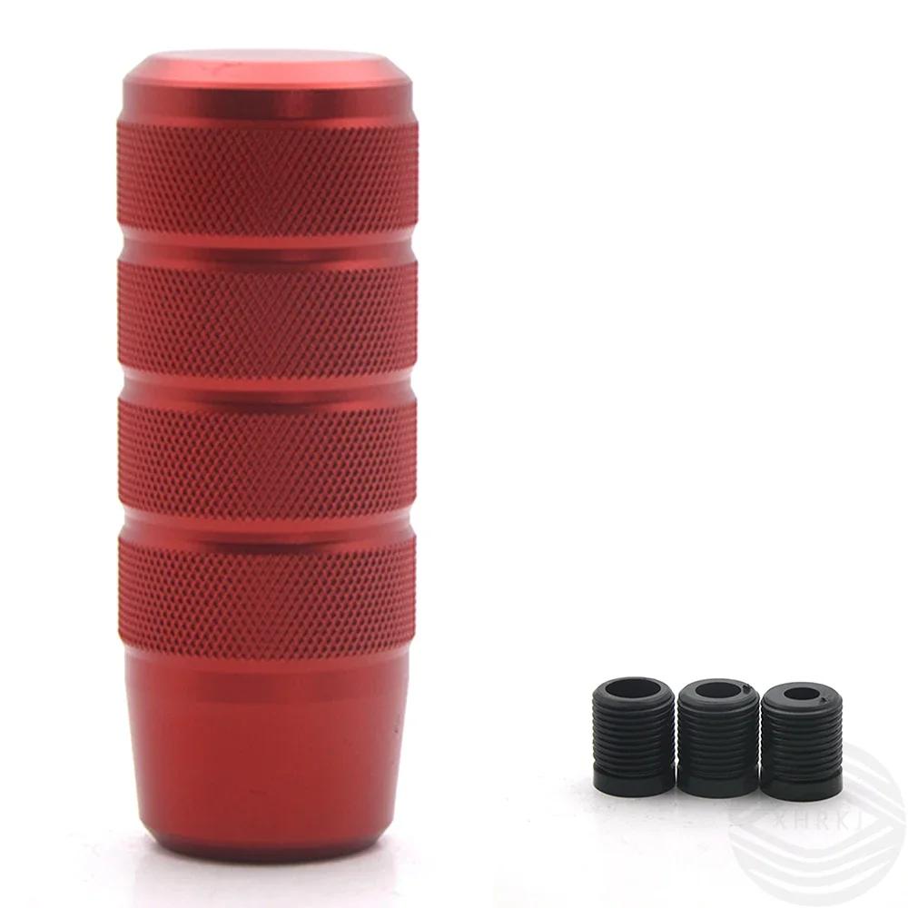 1pcs Universal 95MM Non-Slip Gear Shift Knob Manual Transmission Aluminum Knurled Shifter Lever Knob
