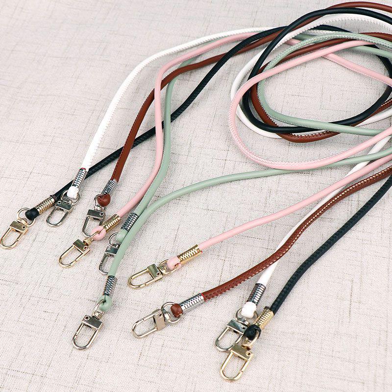 Ronde leren koord vervangingsriem voor crossbodytassen en rugzakken