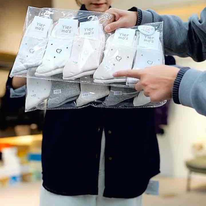 Носки из длинноволокнистого хлопка Синьцзян, 10 пар (рекомендуемые) One Size